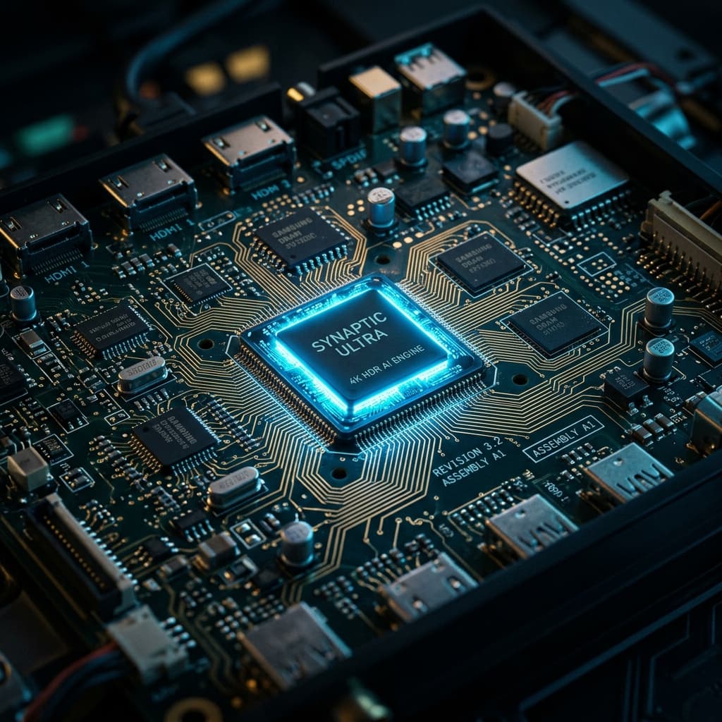 High-Tech TV Circuit Board