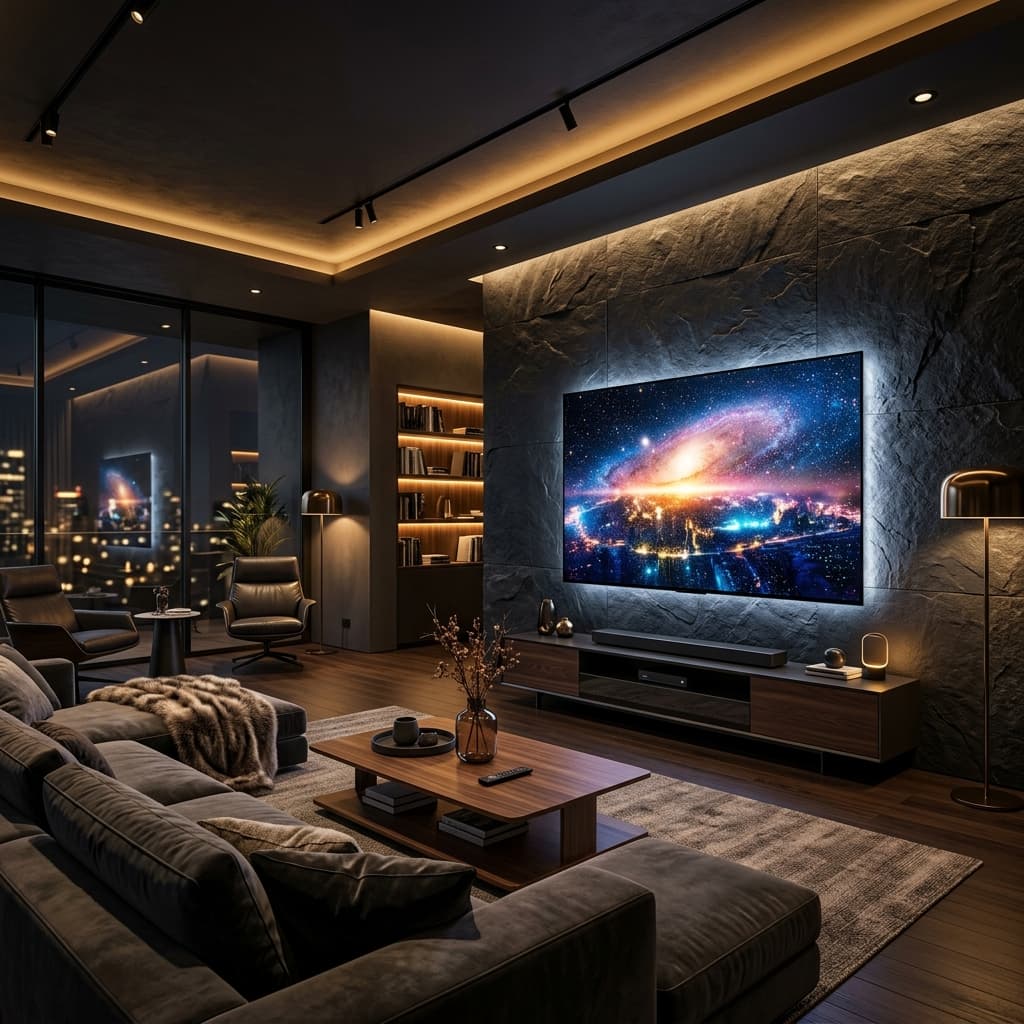 Luxurious Living Room TV